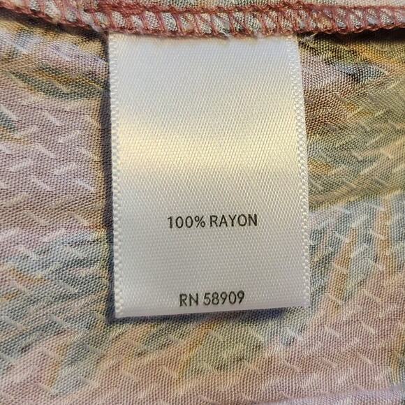 Nurture by Westbound Rose Bloom Top Womens 1X Floral Boho Fairycore Lagenlook - Picture 11 of 12